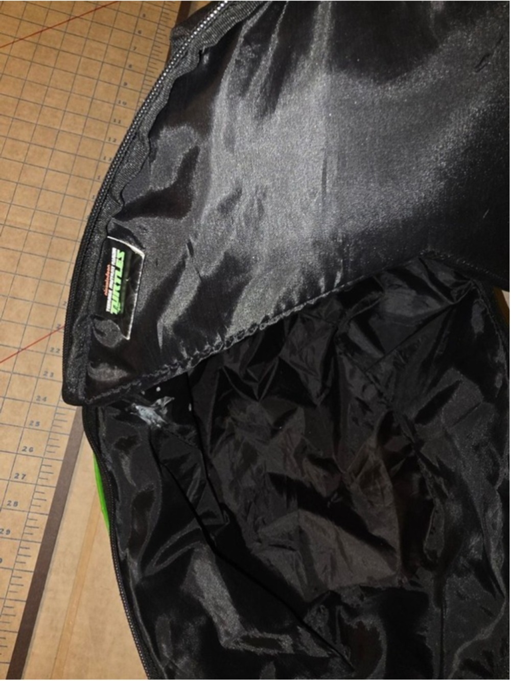Nickelodeon TMNT Teenage Mutant Ninja Turtle Green Soft Shell Backpack 17x14x9 - Picture 6 of 8